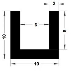 PM01077/F149TR - Protection bord de tôle - Noir - Couronne 25 m