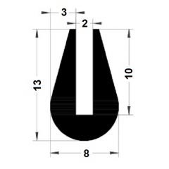 PM01014/F234 - Edge protector - Roll 50 m