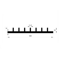 PM02007/F461 - Bande antidérapante - Noir - Couronne 50 m