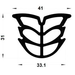 PM21010/F864 - Joint de dilatation - Noir - Couronne 25 m