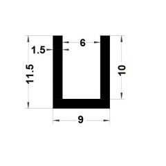 PM01078/F2141TR - Protection bord de tôle - Noir - Couronne 25 m