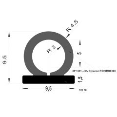 PM10023 - Feuille silicone épaisseur 0.3 mm - Le rouleau de 5 ml