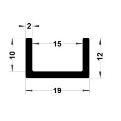 PM01056/F4299 - Protection bord de tôle - Noir - Couronne 50 