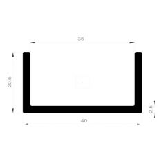 PM01073/F4301 - Edge protector - Roll 25 m