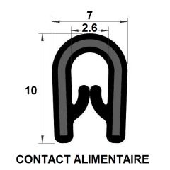 PM01046 - Bord de tôle alimentaire armé - Blanc - Couronne 50 m