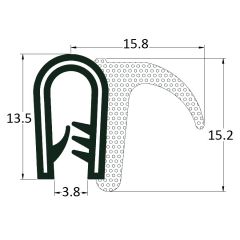 JOINT BORD DE TOLE NOIR 8 - 10 MM Comparer les prix de JOINT BORD DE TOLE  NOIR 8 - 10 MM sur Hellopro.fr