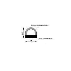 PM02042/F2632 - Profilé bi-dureté alimentaire - Couronne 25 m