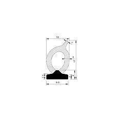 PM02046/F3800 - Profilé adhésif - Couronne 50 m