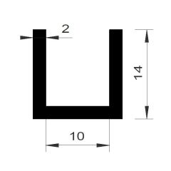 PM01052/F1900 - Protection bord de tôle - Noir - Couronne 25 m