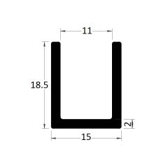 PM01057/F4300 - Protection bord de tôle - Noir - Couronne 25 m