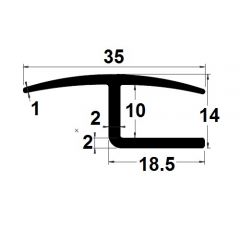 PM01088/F3700 - Protection bord de tôle - Noir - Couronne 25 m