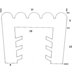 PM01093/F1121 - Protection bord de tôle - Couronne 25 m