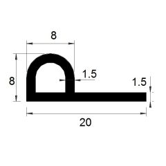 PM03006/F3076 - Joint note de musique - Blanc - Couronne 25 m