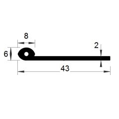 PM03014/F1387 - Joint note de musique - Noir - Couronne 25 m