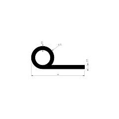 PM03023 - Joint note de musique - Noir - Couronne 25 m