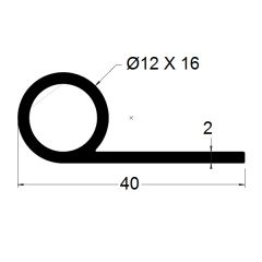 PM12021/F4364 - Joint de finition - Couronne 25 m
