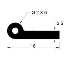 PM03031/F4333 - Joint note de musique - Noir - Couronne 25 m