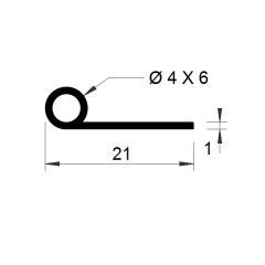 PM03033/F4308 - Joint note de musique - Noir - Couronne 25 m