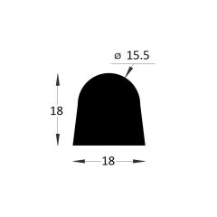 PM07008/F793 - Joint de cuve - Blanc - Couronne 25 m