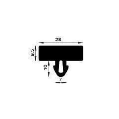 PM08002/F046 - Joint pupitre de verre - Couronne 25 m