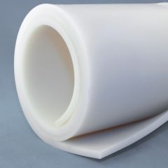 PM10015 - Feuille silicone épaisseur 1 mm - Blanc - Le mètre