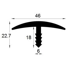 PM13007 - Profil de chant - Blanc - Couronne 25 m