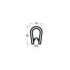 PM17037 - Bord de tôle PVC/Acier - Couronne 50 m
