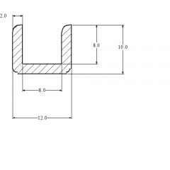 PM26017 - Food contact edge protector - Roll 25 m