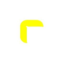 PM29018/F4590 - Protection d'angle en L 35 x 35 mm - Jaune - Carton de 5 x 2 m
