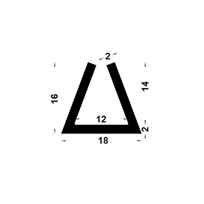 PM01051/F1012 - Protection bord de tôle - Noir - Couronne 100 m