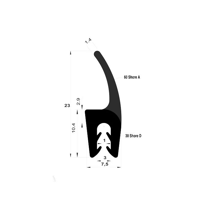 joint a levre D112mm