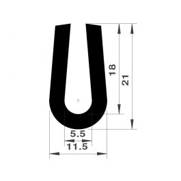 Garniture En U En Silicone Caoutchouc - Joint D'étanchéité Pour Bordures, Plusieurs Tailles